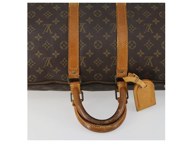 LOUIS VUITTON Borsa Boston Monogram Keepall 45 M41428 LV Auth 159641 Monogramma - vista 7