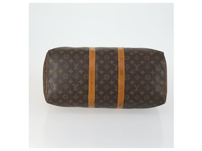 LOUIS VUITTON Borsa Boston Monogram Keepall 45 M41428 LV Auth 159641 Monogramma - vista 9
