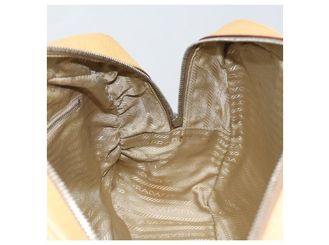 Prada Borsa a Spalla in Pelle Gialla Argento Auth hk3313 Giallo - vista 19