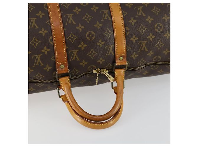 LOUIS VUITTON Borsa Boston Monogram Keepall 50 M41426 LV Auth am10377 Monogramma - vista 7