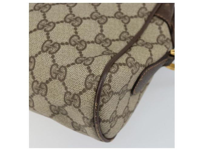 Borsa a Spalla Gucci GG Supreme Web Sherry Line PVC Beige 119 02 088 Auth 162979 - vista 12