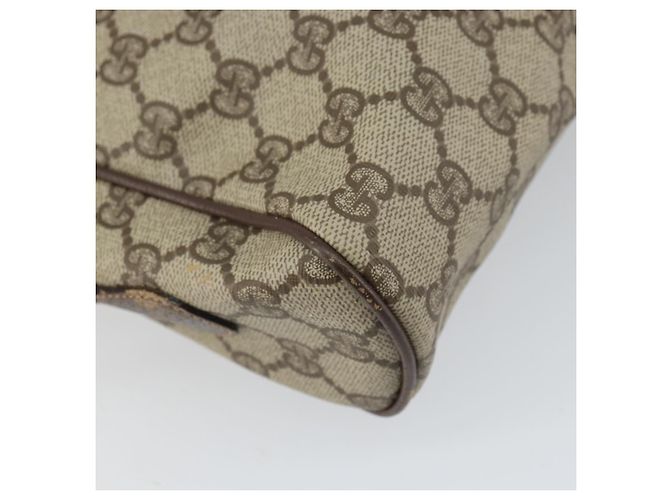 Borsa a Spalla Gucci GG Supreme Web Sherry Line PVC Beige 119 02 088 Auth 162979 - vista 13