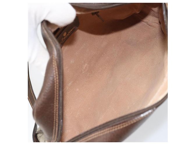 Borsa a Spalla Gucci GG Supreme Web Sherry Line PVC Beige 119 02 088 Auth 162979 - vista 17