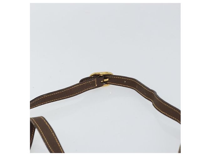Borsa a Spalla Gucci GG Supreme Web Sherry Line PVC Beige 119 02 088 Auth 162979 - vista 8