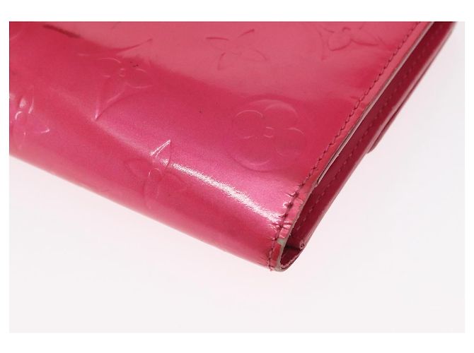 LOUIS VUITTON Vernis Porta Tresol Cartera Internacional Rosa M91246 Auth 163013 - vista 16