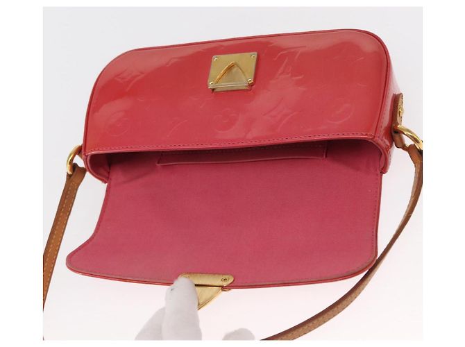 LOUIS VUITTON Borsa da Strada Malibu Monogram Vernis Fran Boise M9150F LV Auth 161297 - vista 10