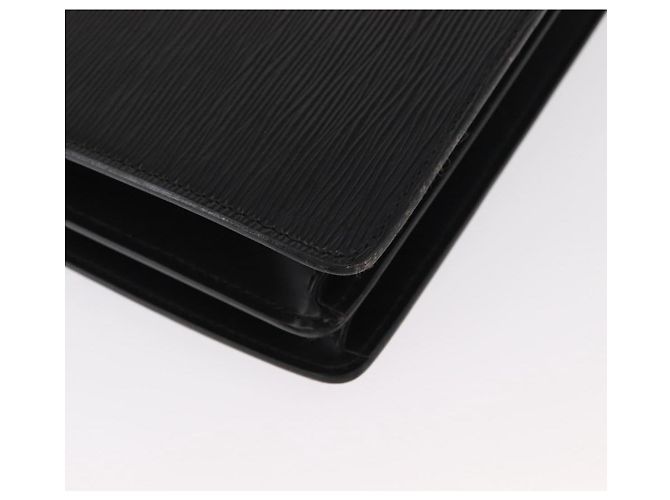 LOUIS VUITTON Epi Serviette Conseiller Borsa da Lavoro Nera M54422 LV Auth 160118 Nero - vista 15