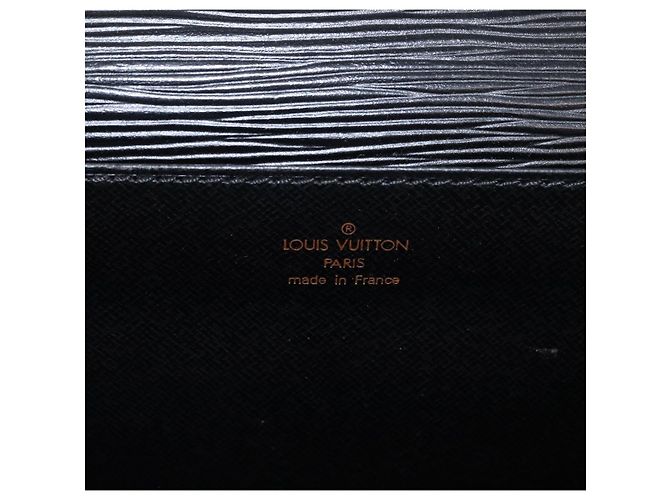 LOUIS VUITTON Epi Serviette Conseiller Borsa da Lavoro Nera M54422 LV Auth 160118 Nero - vista 19
