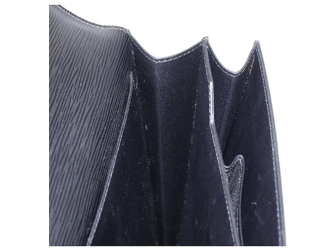 LOUIS VUITTON Epi Serviette Conseiller Borsa da Lavoro Nera M54422 LV Auth 160118 Nero - vista 20