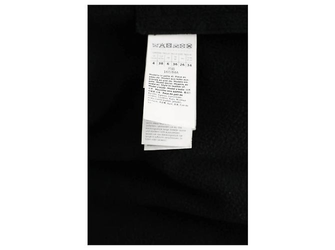 Sportmax Black leather coat - view 6