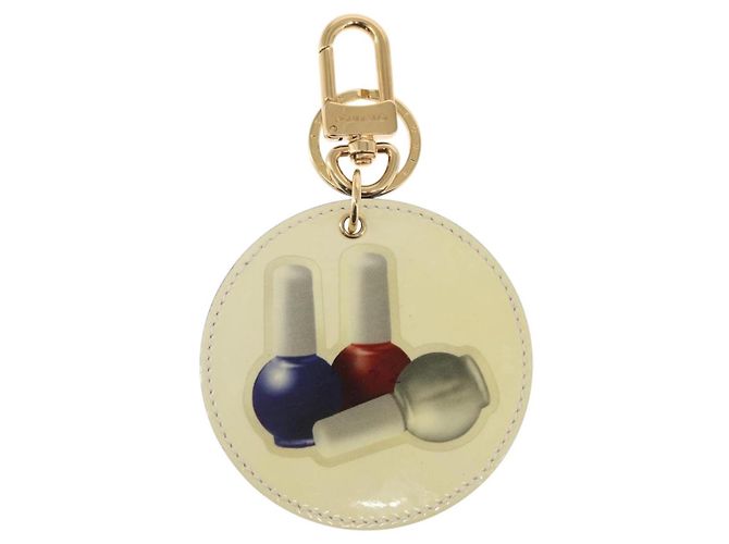 LOUIS VUITTON Illustre Nagellack Charm Lackleder Beige MP1570 Auth 161321 Golden - Ansicht 2