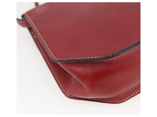 Borsa a Mano Christian Dior in Pelle 2 in 1 Rossa Oro Auth 159290 Rosso D'oro - vista 15