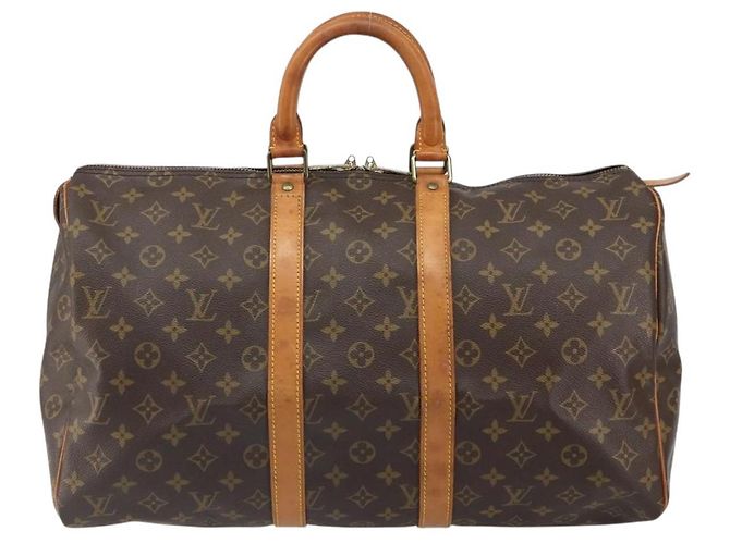 LOUIS VUITTON Borsa Boston Monogram Keepall 45 M41428 Auth LV am10178 Monogramma - vista 2