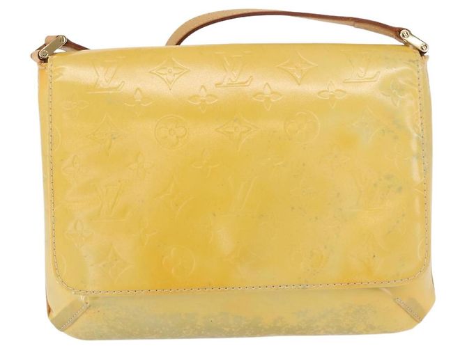 LOUIS VUITTON Borsa Thompson Street Monogram Vernis Grigia M91008 LV Auth 161287 Grigio - vista 13