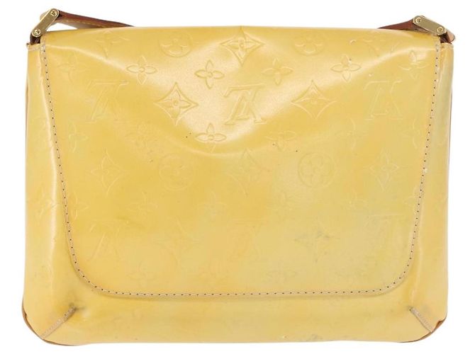 LOUIS VUITTON Borsa Thompson Street Monogram Vernis Grigia M91008 LV Auth 161287 Grigio - vista 2