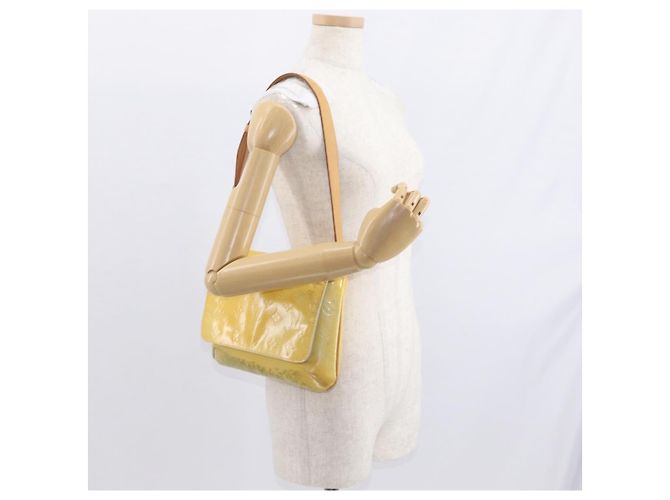 LOUIS VUITTON Borsa Thompson Street Monogram Vernis Grigia M91008 LV Auth 161287 Grigio - vista 22