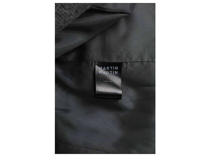 Autre Marque Graue Wolljacke - Ansicht 6