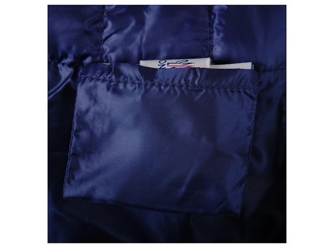 Moncler Damen blaue gesteppte Daunenjacke - Ansicht 7
