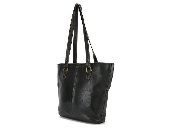 Dunkelbraune Lederhandtasche Gianfranco Ferré Bordeaux - Ansicht 3