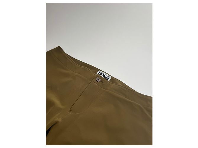 Vintage Issey Miyake Polyesterhosen Khaki Größe 1 - Ansicht 3