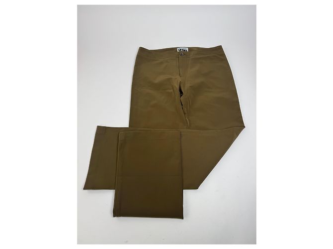 Vintage Issey Miyake Polyesterhosen Khaki Größe 1 - Ansicht 5