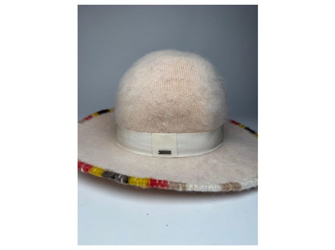 Vintage Missoni Wollsombrero Beige - Ansicht 4