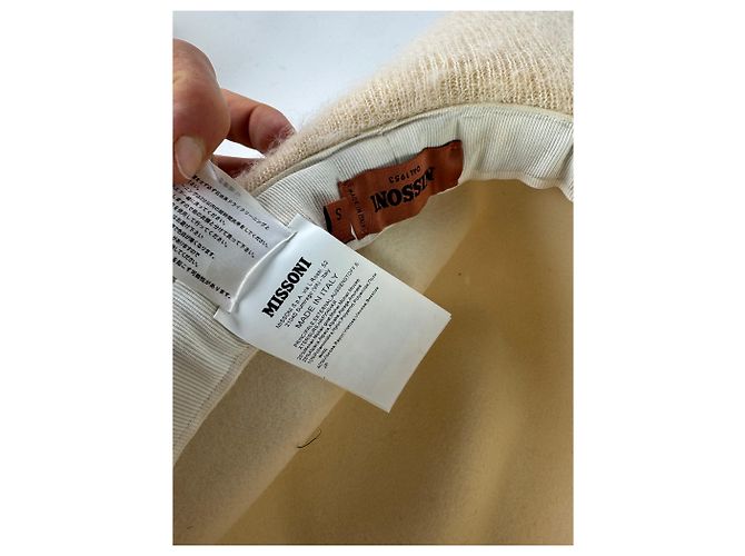 Vintage Missoni Wollsombrero Beige - Ansicht 8