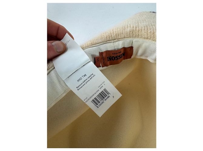 Vintage Missoni Wollsombrero Beige - Ansicht 9