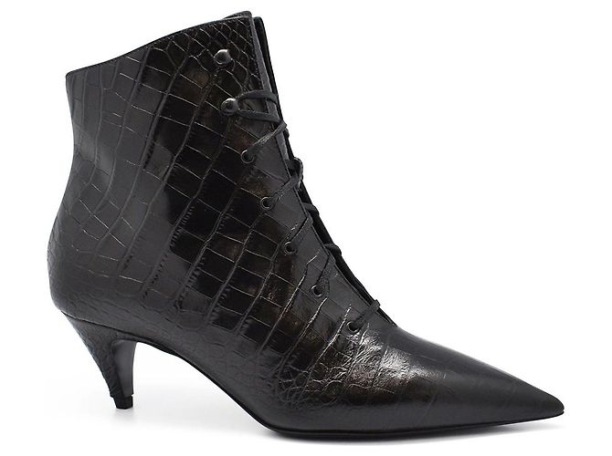 Autre Marque Botines Saint-Laurent Negro - vista 5