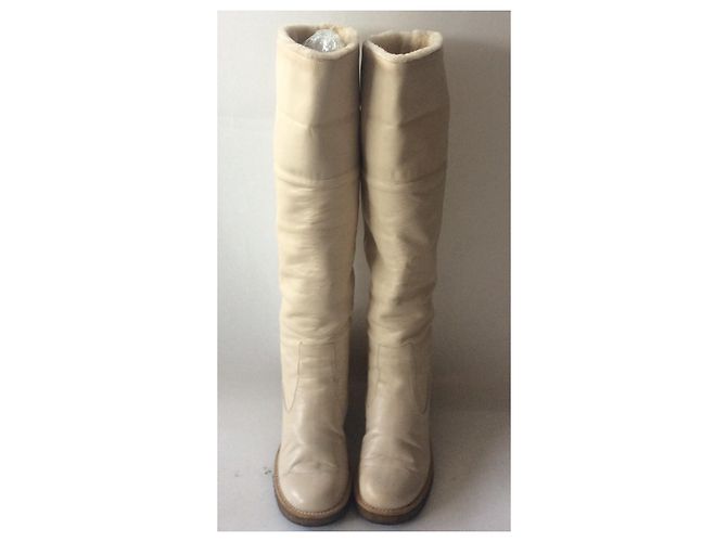 Autre Marque Botas Veronique Branquinho Beige - vista 2