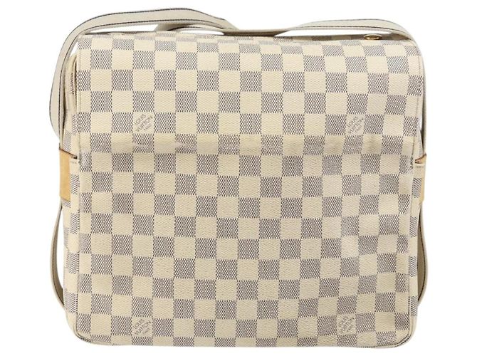 Borsa a mano Naviglio Damier Louis Vuitton Bianco - vista 2
