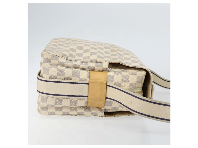 Borsa a mano Naviglio Damier Louis Vuitton Bianco - vista 3