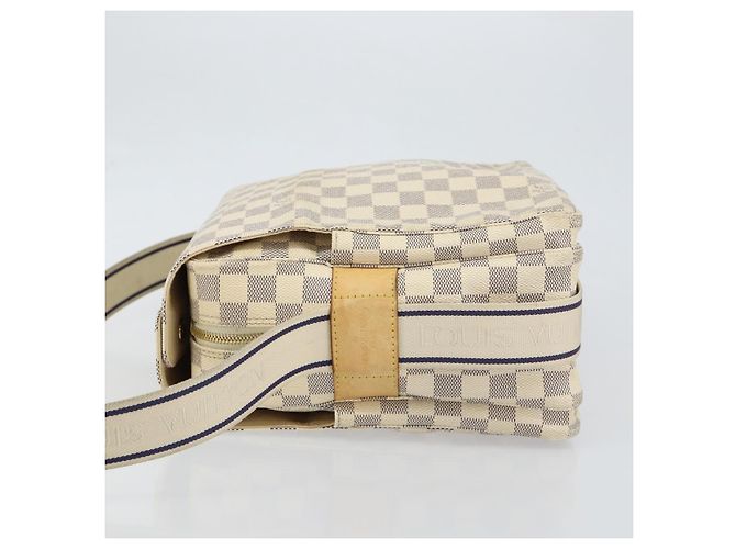 Borsa a mano Naviglio Damier Louis Vuitton Bianco - vista 4
