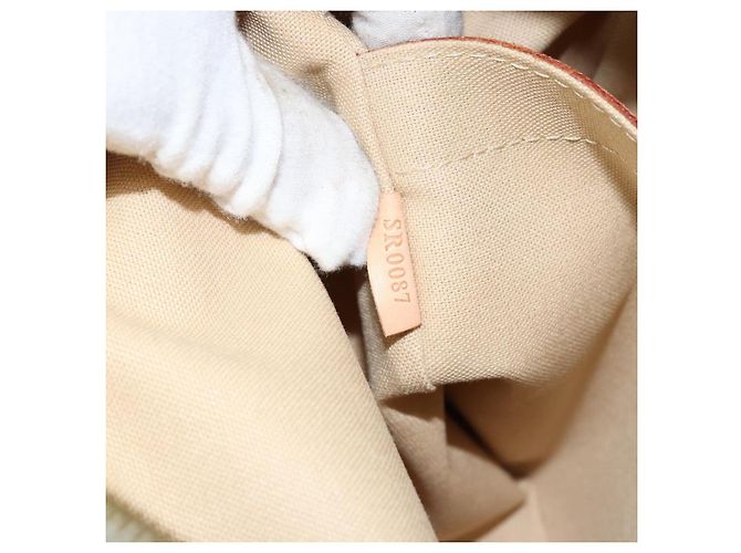 Borsa a mano Naviglio Damier Louis Vuitton Bianco - vista 7
