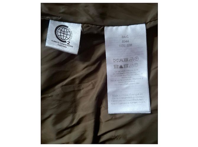 Ganni Lange Steppjacke Grau Olivgrün - Ansicht 15