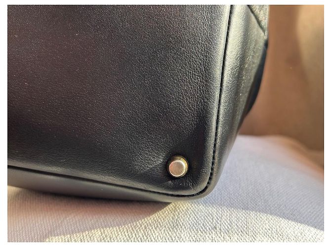 Vintage Gianni Versace Eimer Tasche Schwarz Gold hardware - Ansicht 8