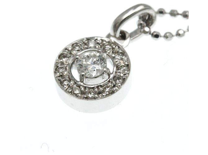 Autre Marque Collar de diamante llave en oro blanco de 18K Vendome Aoyama - vista 13