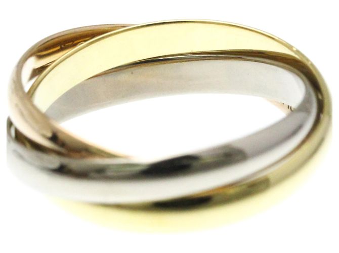Anello in oro 18K Cartier Trinity D'oro - vista 5