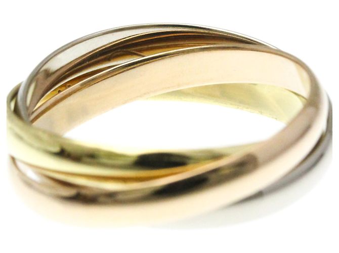 Anello in oro 18K Cartier Trinity D'oro - vista 6