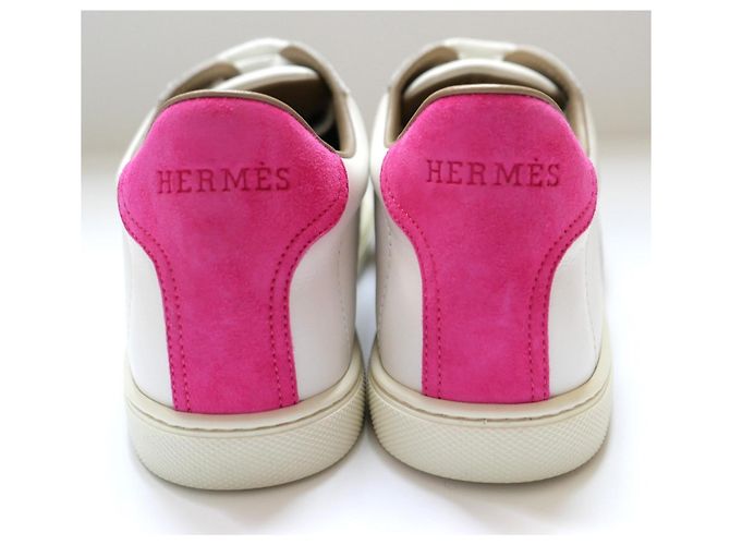 Sneakers Quicker Hermès Bianco - vista 4