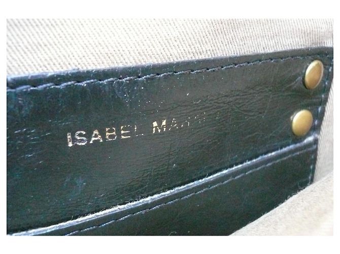 ISABEL MARANT Pequena bolsa de couro macio com padrões em bom estado (vendida sem alça) RARA Multicor - vista 5