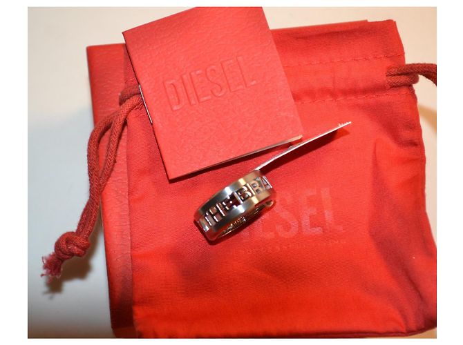 Diesel Only the Brave Ring silberfarbenes Metall - Ansicht 2