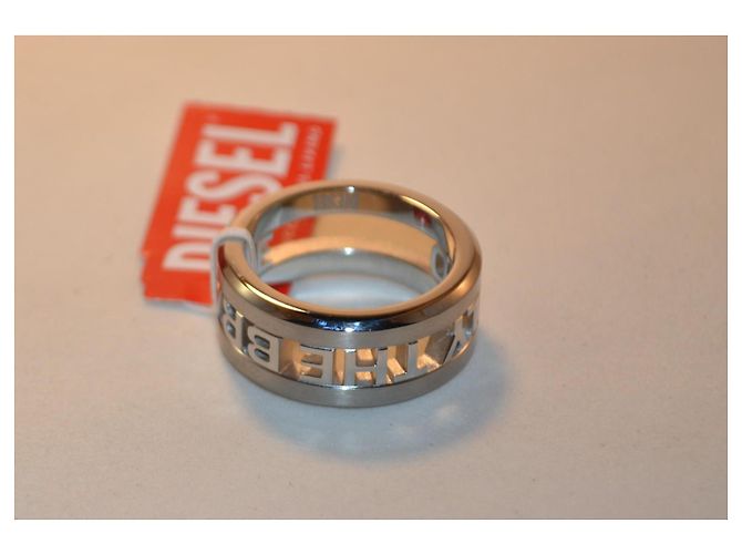 Diesel Only the Brave Ring silberfarbenes Metall - Ansicht 4