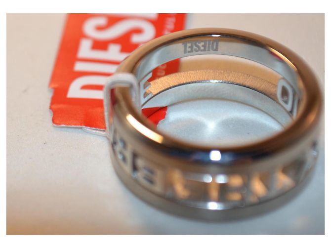 Diesel Only the Brave Ring silberfarbenes Metall - Ansicht 5
