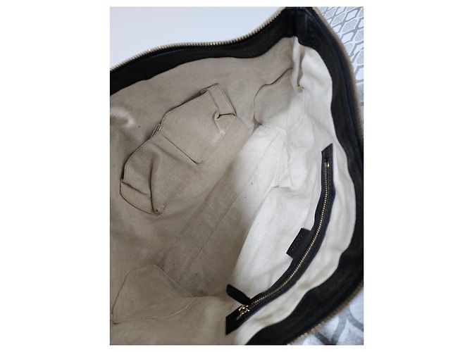 Borsa piccola Soho in pelle di vitello granulata nera GUCCI Nero - vista 9