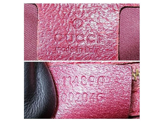 Borsa hobo Gucci GG in tela e pelle con morsetto rosa - vista 3