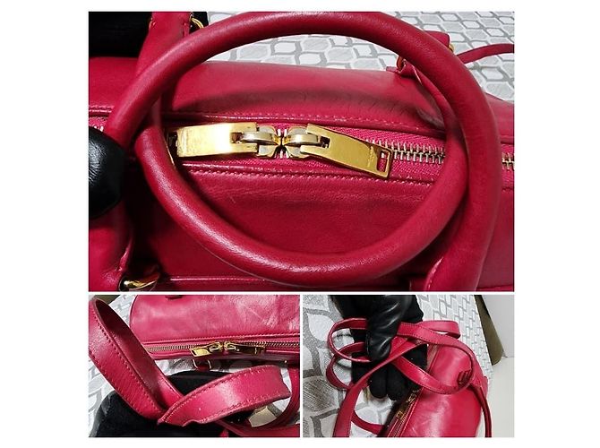 Yves Saint Laurent Saint Laurent Baby Classic Mini Duffle Bag Pink - view 8