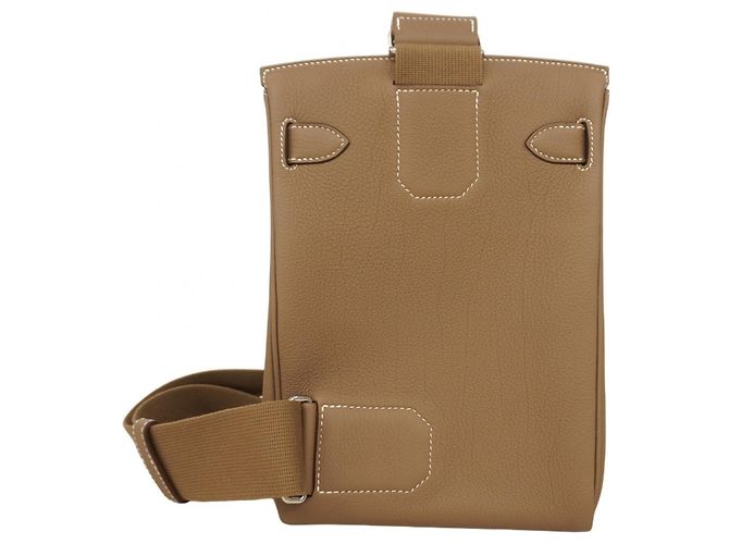 Hermès Borsa a tracolla Hermes Kelly Akkad PM Taupe - vista 10