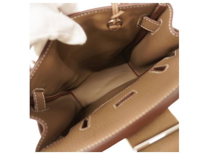 Hermès Borsa a tracolla Hermes Kelly Akkad PM Taupe - vista 4