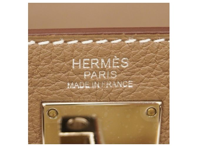 Hermès Borsa a tracolla Hermes Kelly Akkad PM Taupe - vista 5
